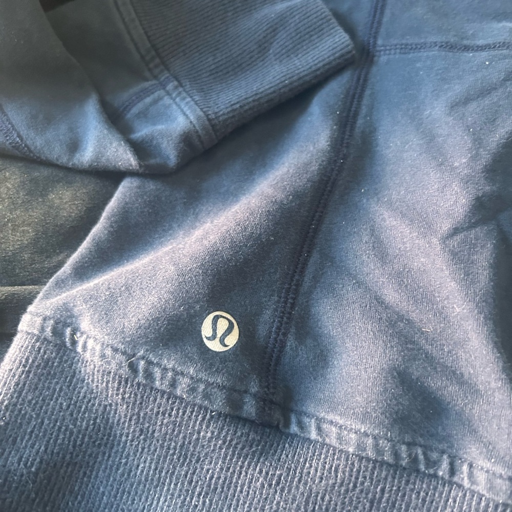 Lululemon Blue Zip-Up Hoodie - Picture 4 of 5